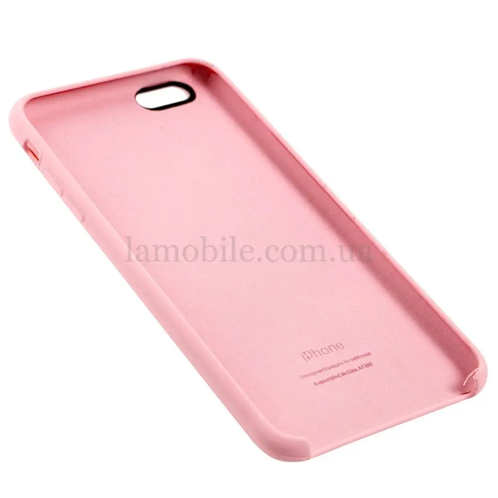 Чохол Silicon для iPhone 6 Plus Case світло-рожевий