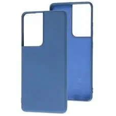 Чехол для Samsung Galaxy S21 Ultra (G998) Wave colorful blue