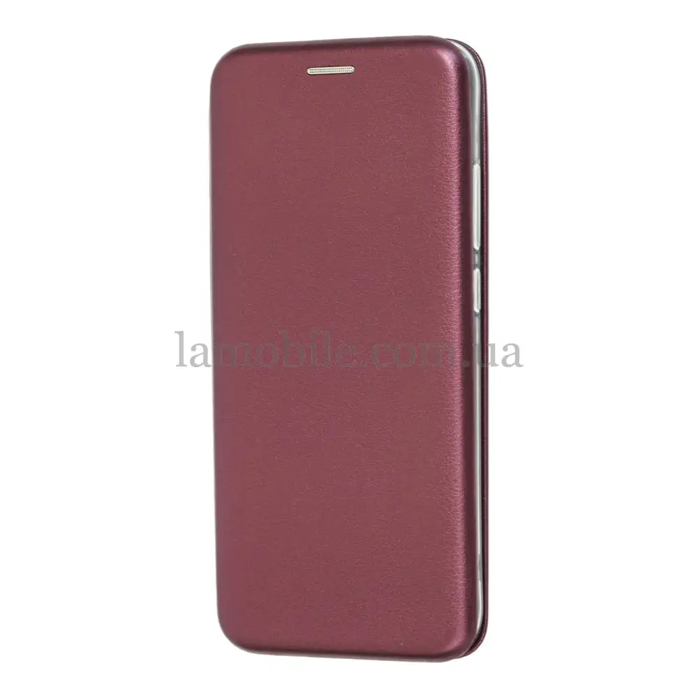 Чехол книжка Premium для Xiaomi Redmi Note 7 бордовый