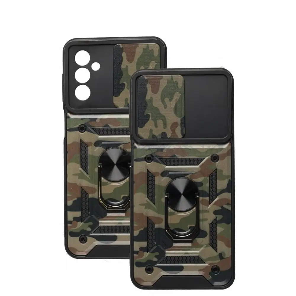 Чехол для Samsung Galaxy M23 (M236) Serge Ring Armor ударопрочный army brown