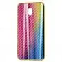 Чехол для Xiaomi Redmi 8A Carbon Gradient Hologram розовый