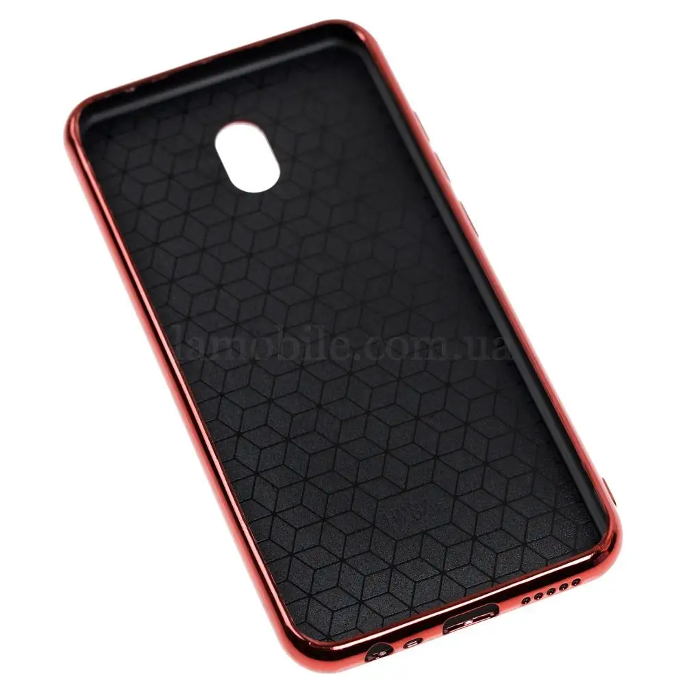 Чехол для Xiaomi Redmi 8A Carbon Gradient Hologram красный