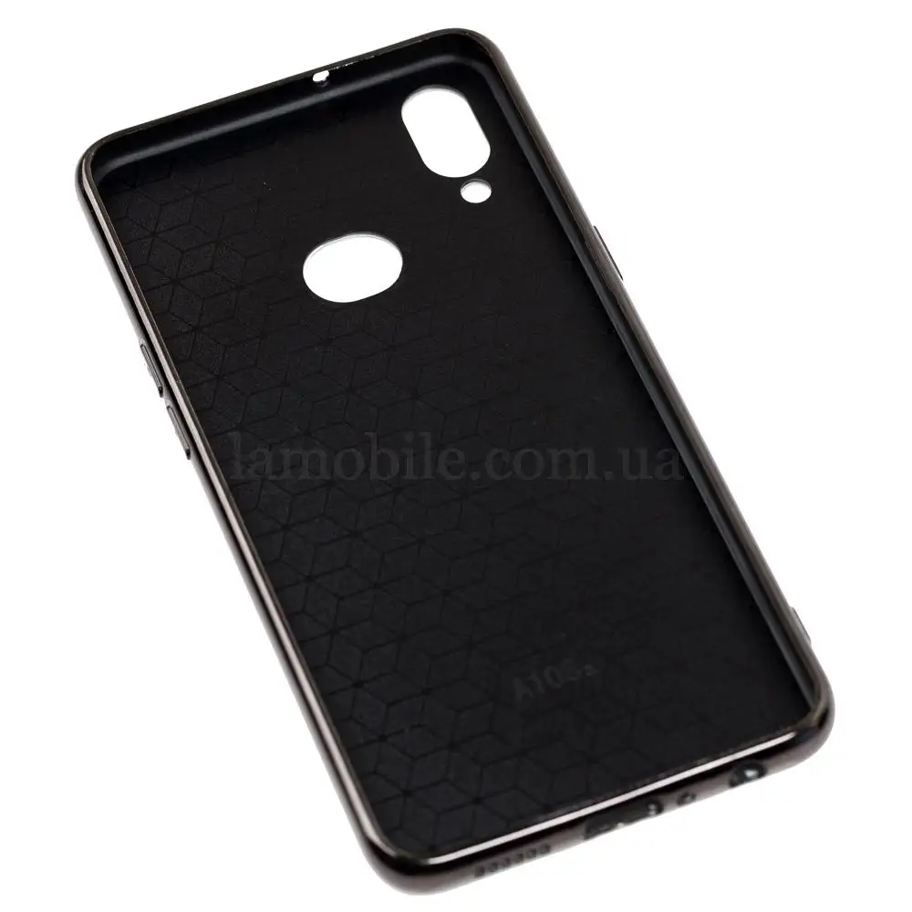 Чехол для Samsung Galaxy A10s (A107) Carbon Gradient Hologram черный