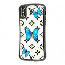 Чехол для iPhone X / Xs Glue shining бабочка