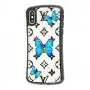 Чехол для iPhone X / Xs Glue shining бабочка