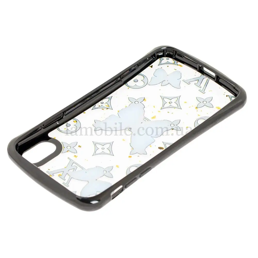 Чехол для iPhone X / Xs Glue shining бабочка