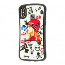Чехол для iPhone X / Xs Glue shining girl fashion 