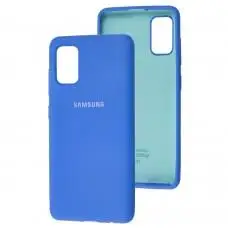 Чехол для Samsung Galaxy A41 (A415) Silicone Full голубой