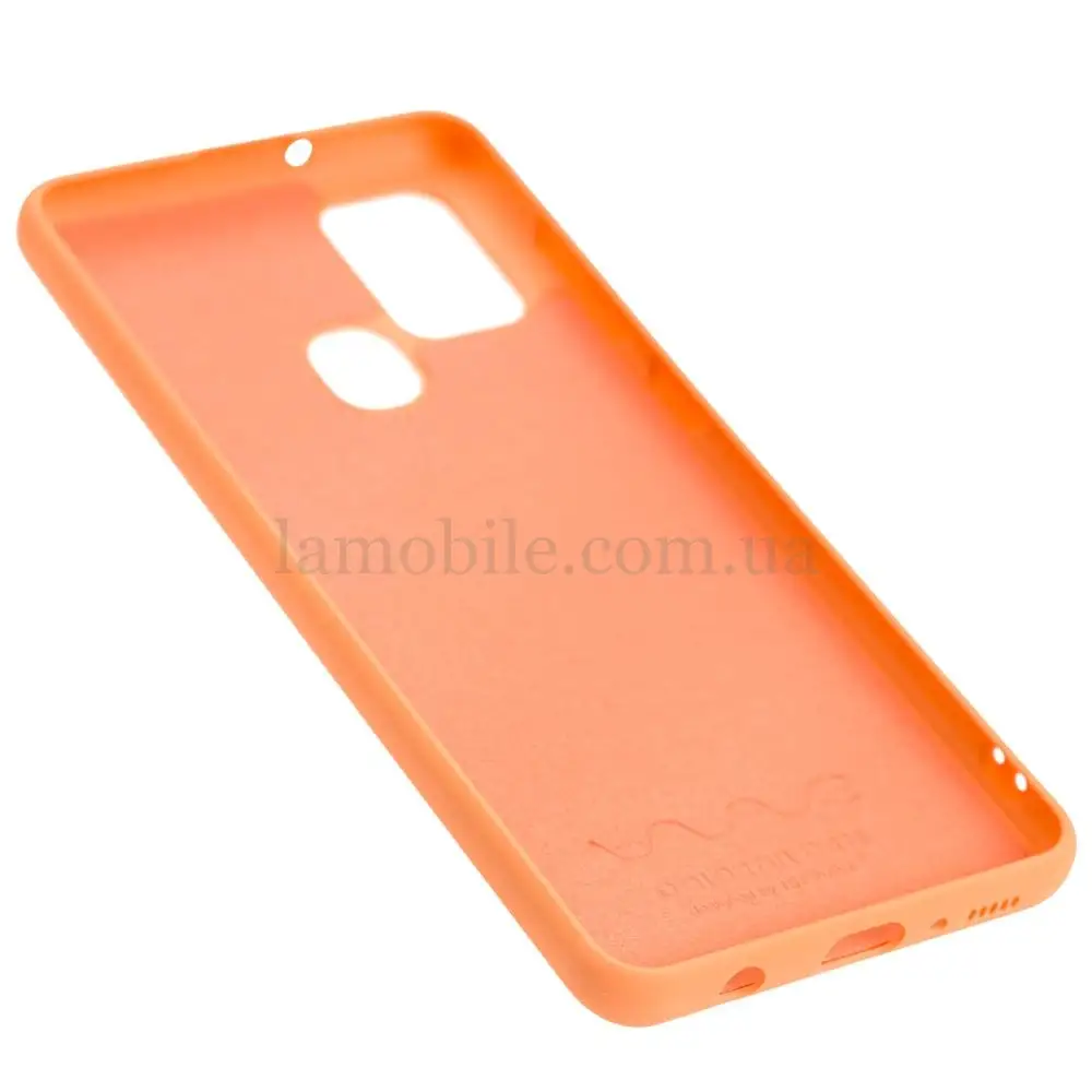 Чохол для Samsung Galaxy A21s (A217) Wave colorful персиковий