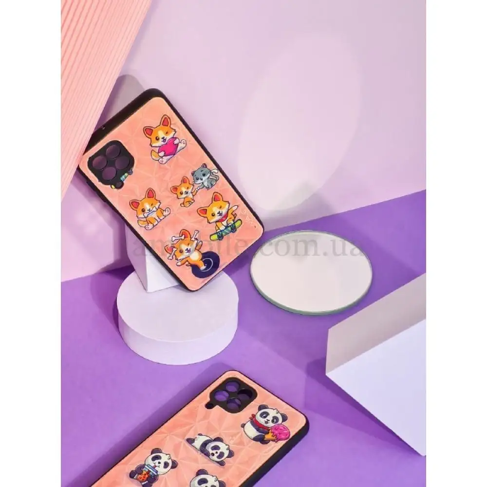 Чехол для Xiaomi Redmi 10 Wave Majesty pretty kittens / light purple