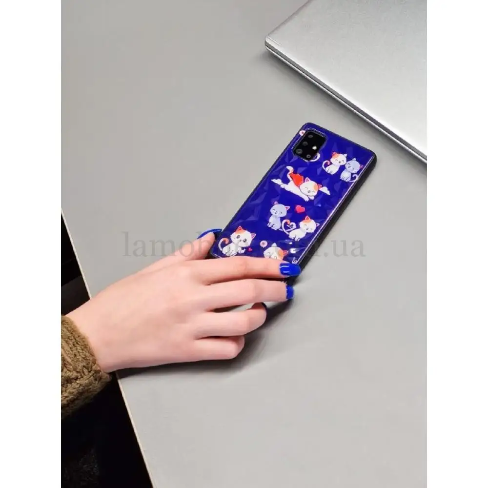 Чехол для Xiaomi Redmi 10 Wave Majesty pretty kittens / light purple