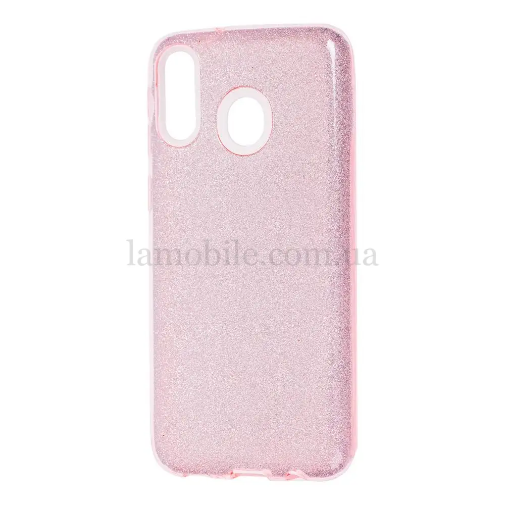 Чехол для Samsung Galaxy M20 (M205) Shining Glitter с блестками розовый