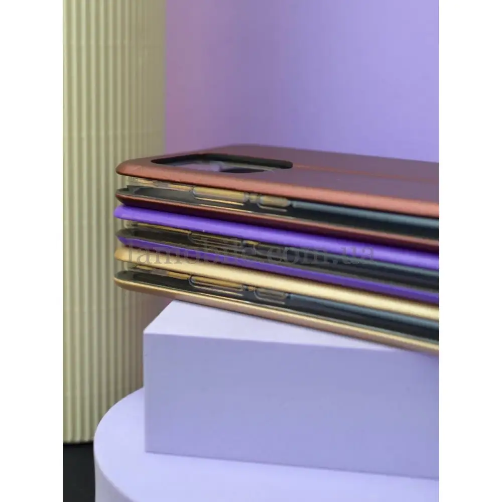 Чохол книжка Premium для Xiaomi Poco X4 Pro 5G бордовий