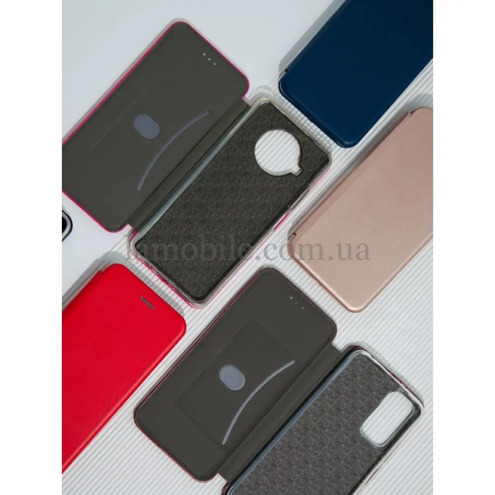 Чохол книжка Premium для Xiaomi Poco X4 Pro 5G бордовий