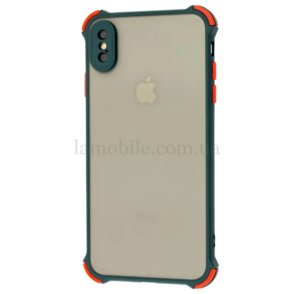 Чохол для iPhone Xs Max LikGus Totu corner protection оливковий