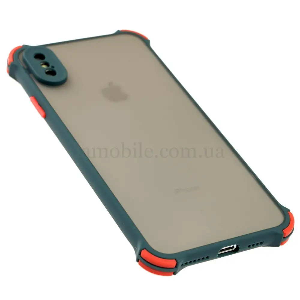 Чохол для iPhone Xs Max LikGus Totu corner protection оливковий