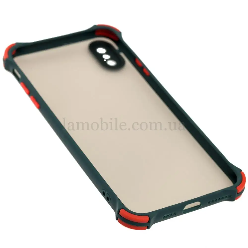 Чохол для iPhone Xs Max LikGus Totu corner protection оливковий