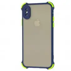 Чехол для iPhone X / Xs LikGus Totu corner protection синий