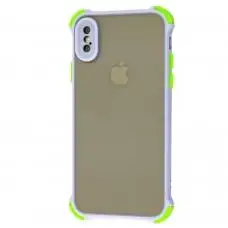 Чехол для iPhone X / Xs LikGus Totu corner protection сиреневый