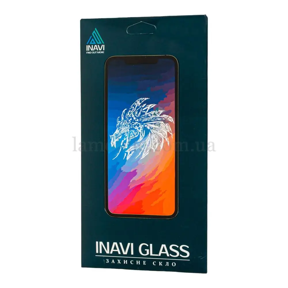 Захисне скло для Xiaomi Redmi Note 8 Pro Inavi Premium чорне