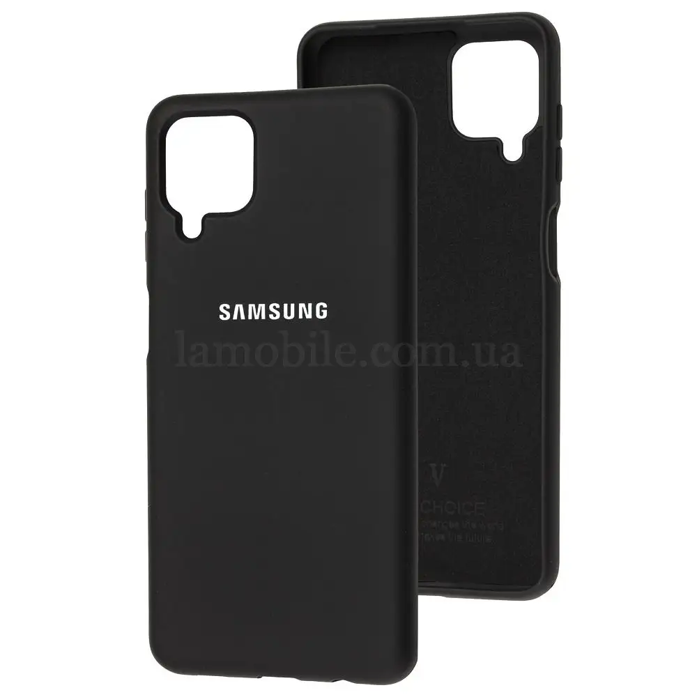 Чохол для Samsung Galaxy A12 (A125) Silicone Full чорний