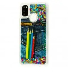 Чохол для Samsung Galaxy M21 / M30s Блискітка вода new pencils