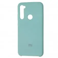 Чехол для Xiaomi Redmi Note 8 Silky Soft Touch "бирюзовый"