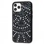 Чехол для iPhone 11 Pro Bling World Ornament Pearl Diamonds черный