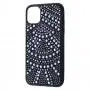 Чехол для iPhone 11 Pro Bling World Ornament Pearl Diamonds черный