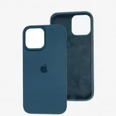 Чохол для iPhone 13 Pro Max Square Full silicone синій / cosmos blue