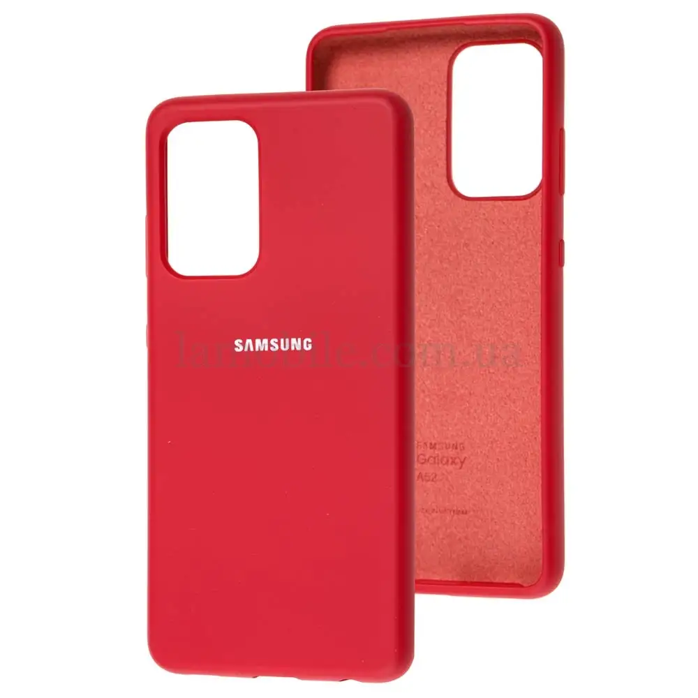 Чохол для Samsung Galaxy A52 Silicone Full червоний / rose red