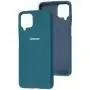 Чохол для Samsung Galaxy A12 (A125) Silicone Full синій / cosmos blue