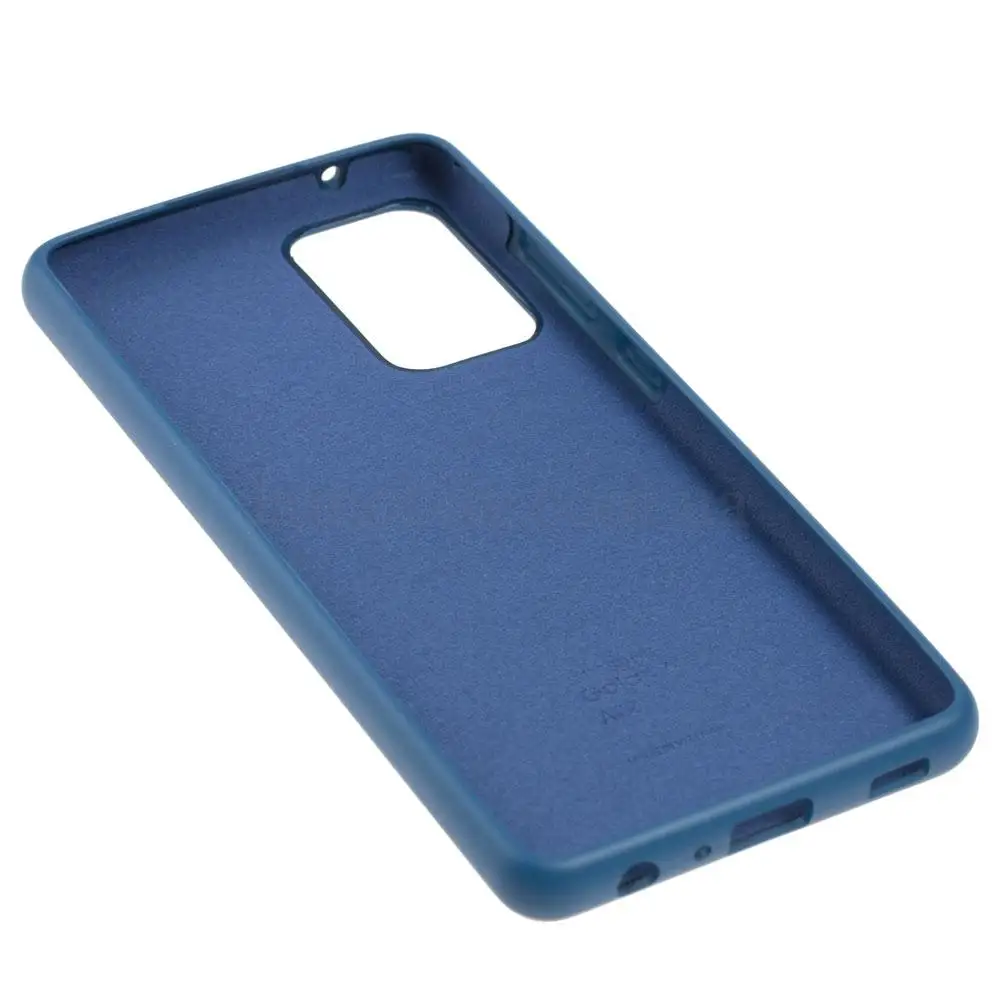 Чехол для Samsung Galaxy A72 (A726) Silicone Full синий / navy blue
