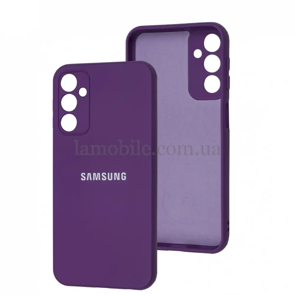 Чехол для Samsung Galaxy A24 (A245) Silicone Full camera purple