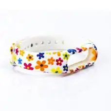 Ремешок для Xiaomi Mi Band 2 рисунок "colourful flowers"