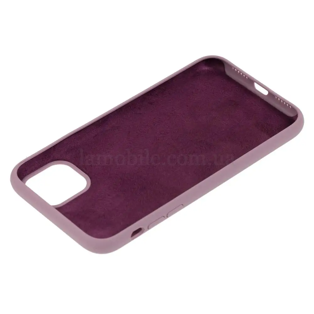 Чохол для iPhone 11 Pro Max Silicone Full black currant