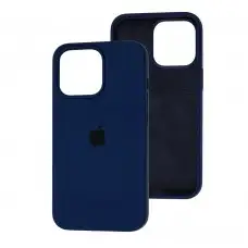 Чохол для iPhone 13 Pro Square Full silicone deep navy