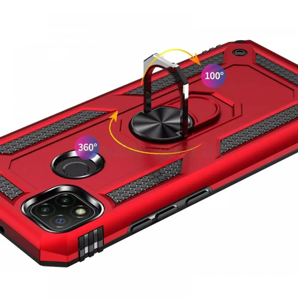 Чехол для Xiaomi Redmi 6A Serge Ring ударопрочный зеленый