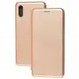 Чохол книжка Premium для Xiaomi Redmi 9A рожево-золотистий