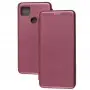 Чохол книжка Premium для Xiaomi Redmi 9C / 10A бордовий