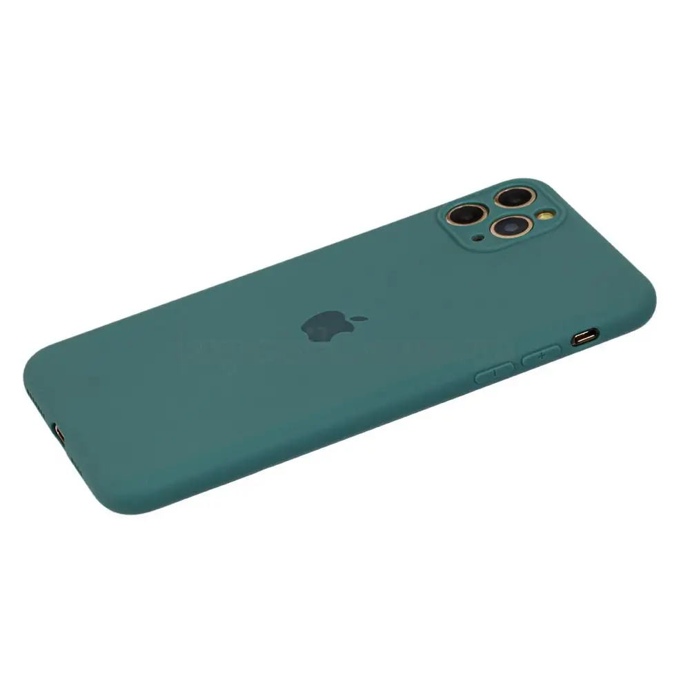 Чехол для iPhone 11 Pro Silicone Slim Full сосновый зеленый
