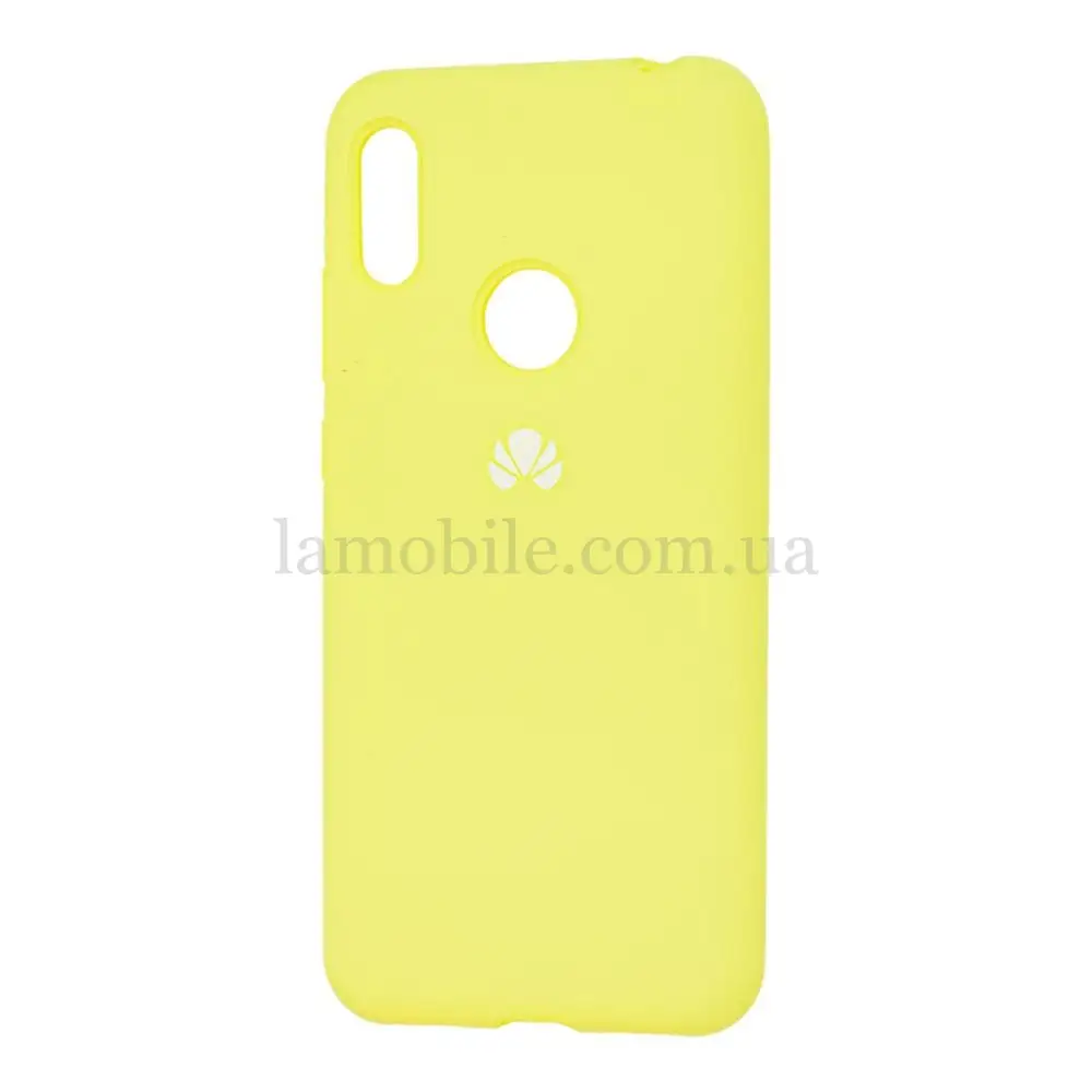 Чохол для Huawei Y6 2019 Silicone Full лимонний