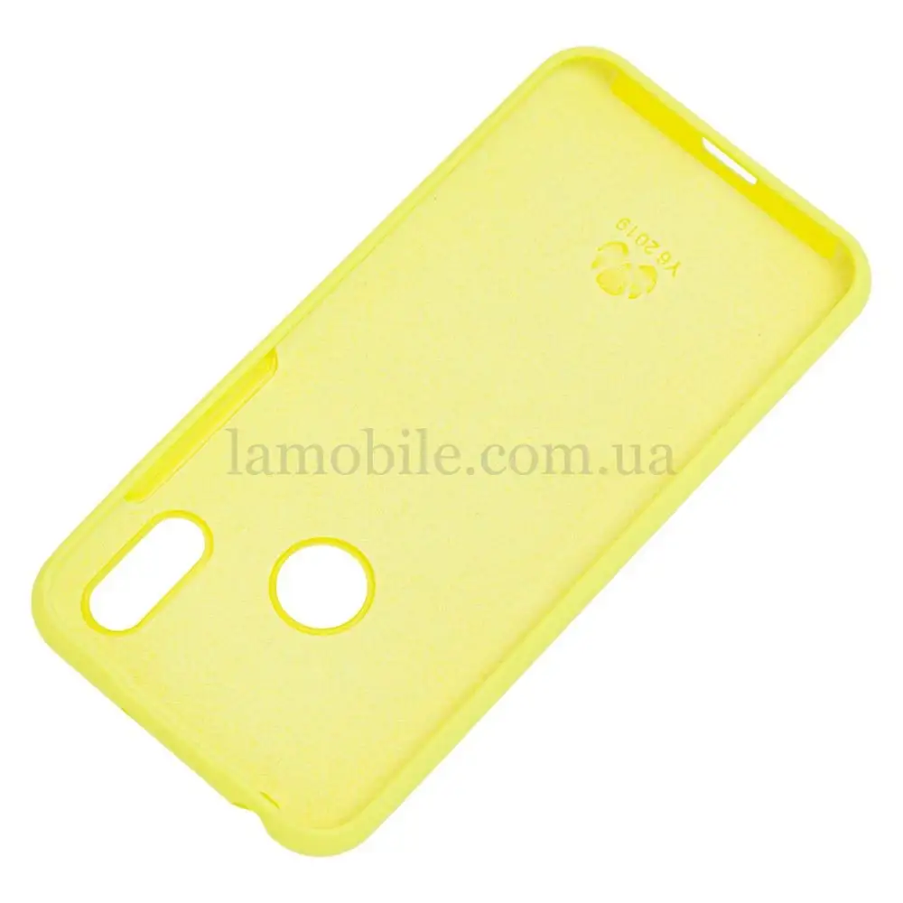 Чохол для Huawei Y6 2019 Silicone Full лимонний