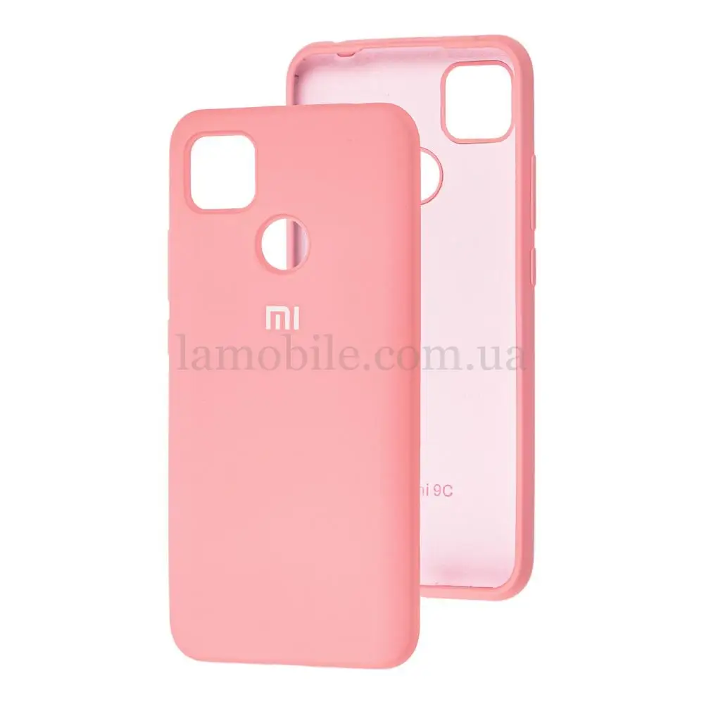 Чохол для Xiaomi Redmi 9C / 10A Silicone Full рожевий / peach
