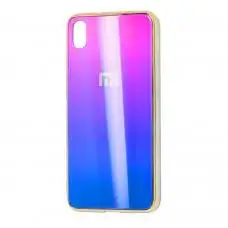 Чохол для Xiaomi Redmi 7A Aurora з лого фіолетовий