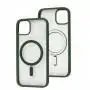 Чехол для iPhone 13 Color MagSafe зеленый
