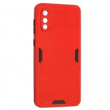 Чохол для Samsung Galaxy A02 (A022) Ribbed camera червоний