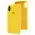 Чехол Silicone для iPhone X / Xs case желтый