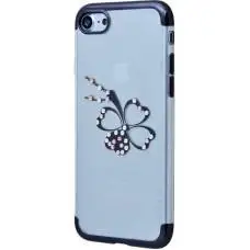 Силіконовий чохол для iPhone 7 Shining Case Стрази (TPU) №3