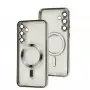 Чохол для Samsung Galaxy S23 FE (S711) WAVE Metal Color MagSafe silver